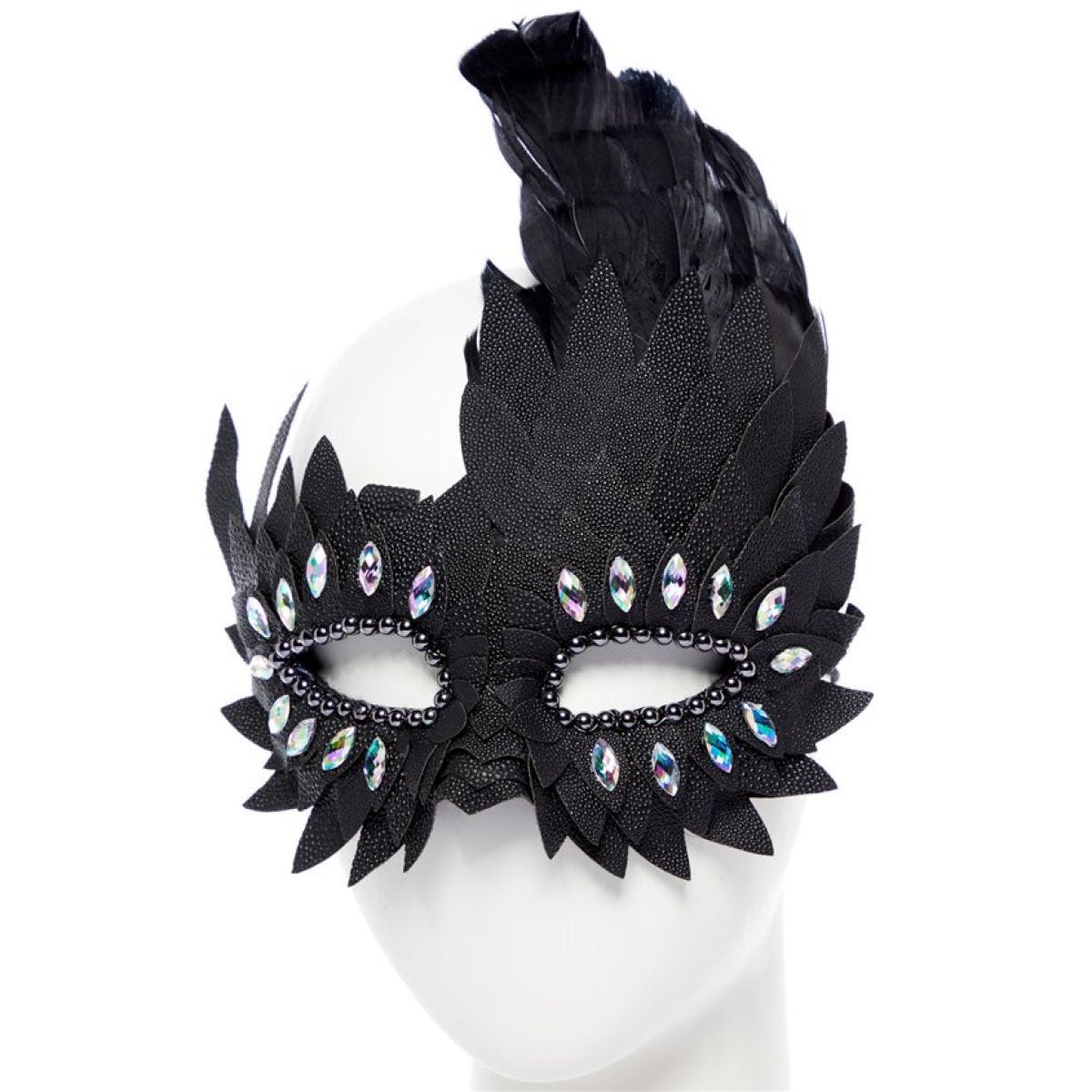 Black Layered Masquerade Mask