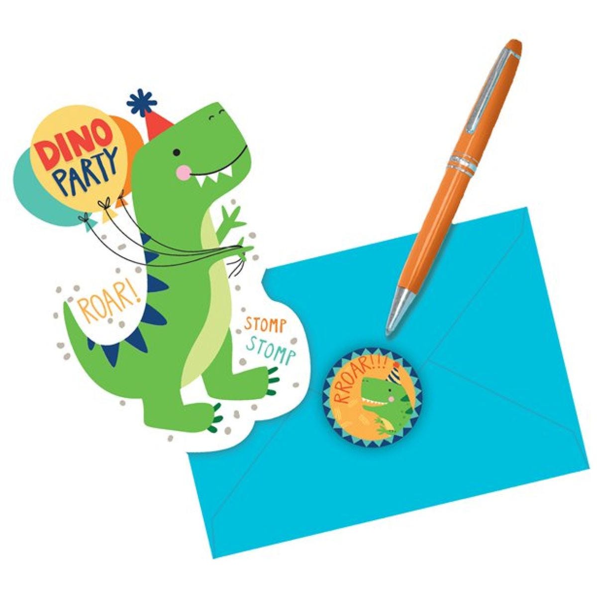 Dino-Mite Invitations (8pk)