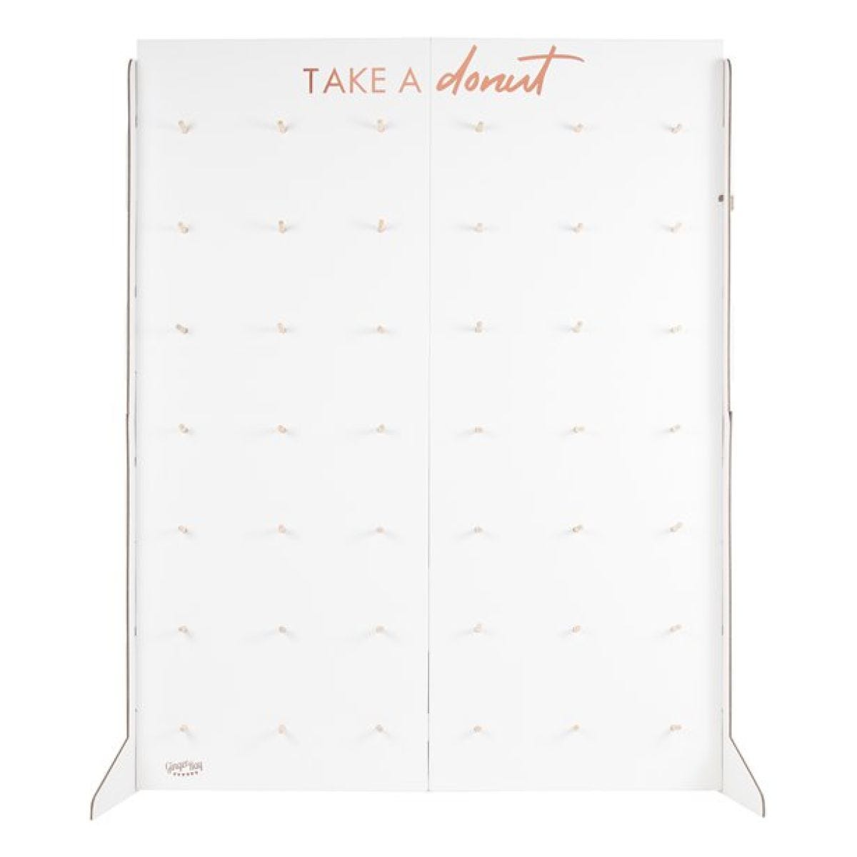 Mix It Up White & Rose Gold Donut Wall - 64cm x 84cm