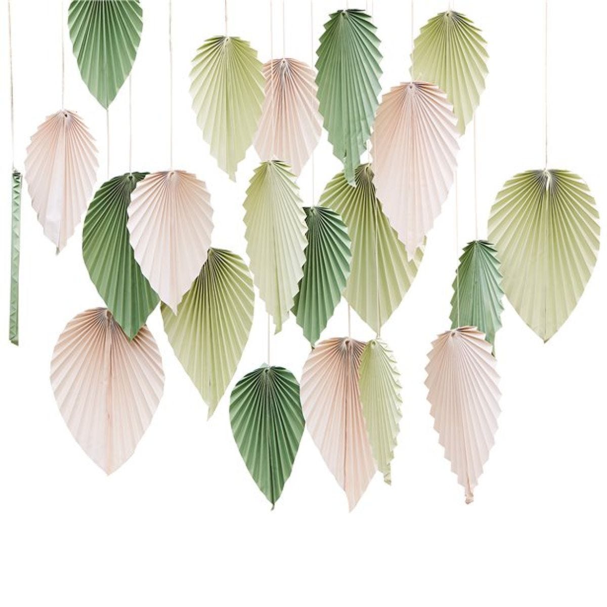 Mix It Up Mint Palm Backdrop