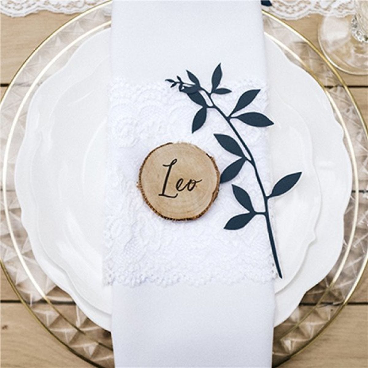 Wooden Log Place Cards (20pk)