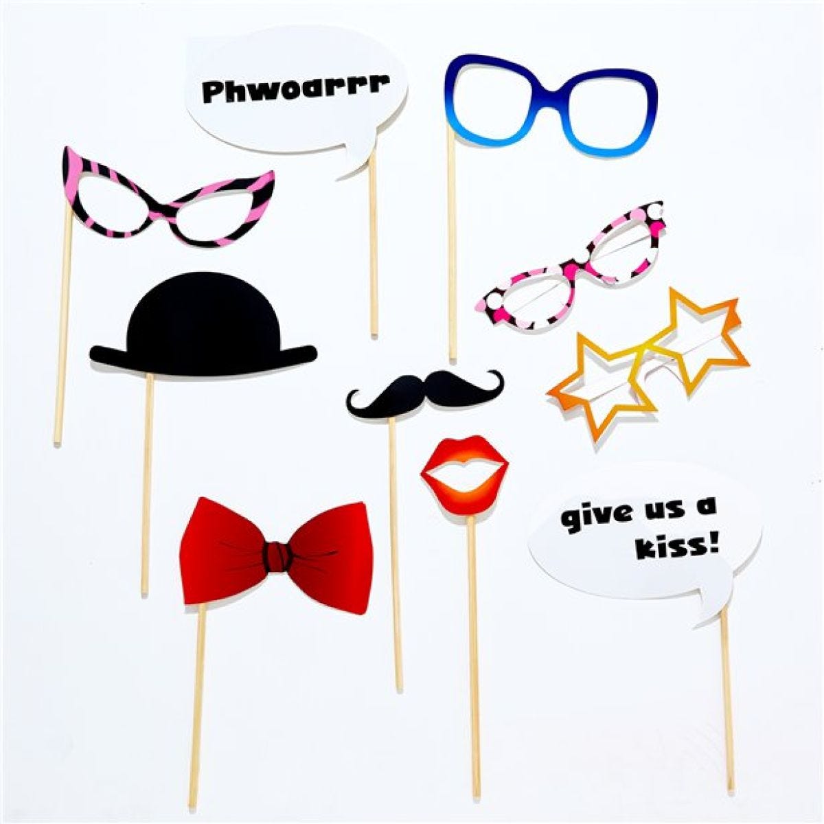 Photo Booth Props (11pk)