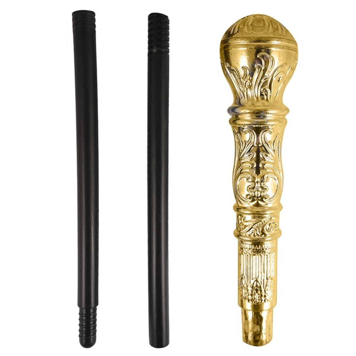 Cane with Gold Ball Handle