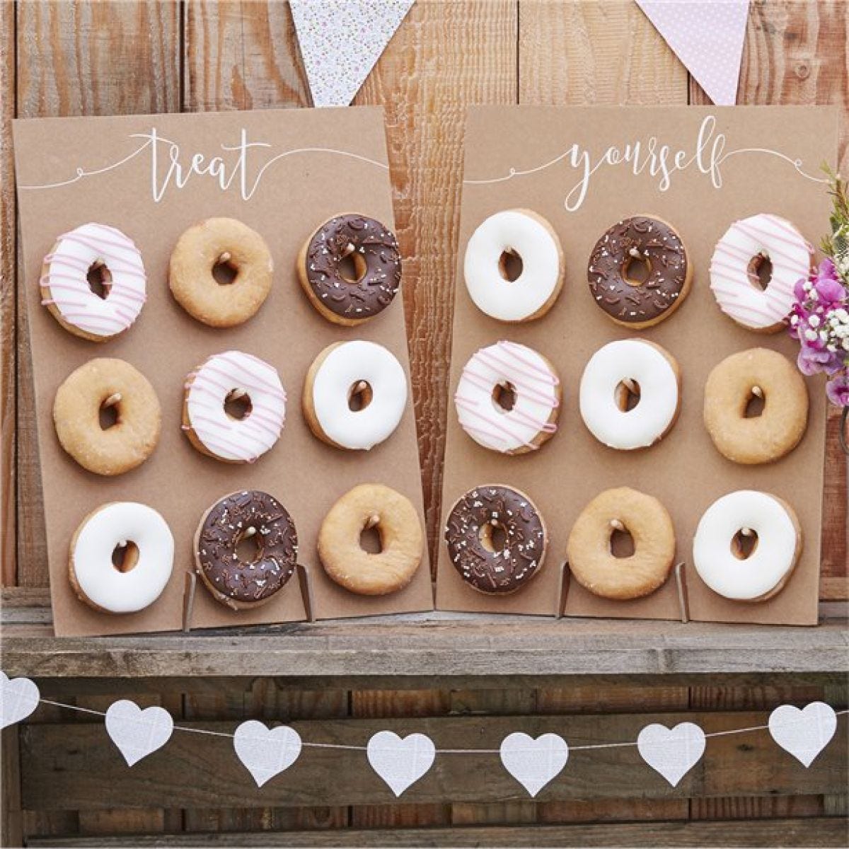 Rustic Country Doughnut Wall