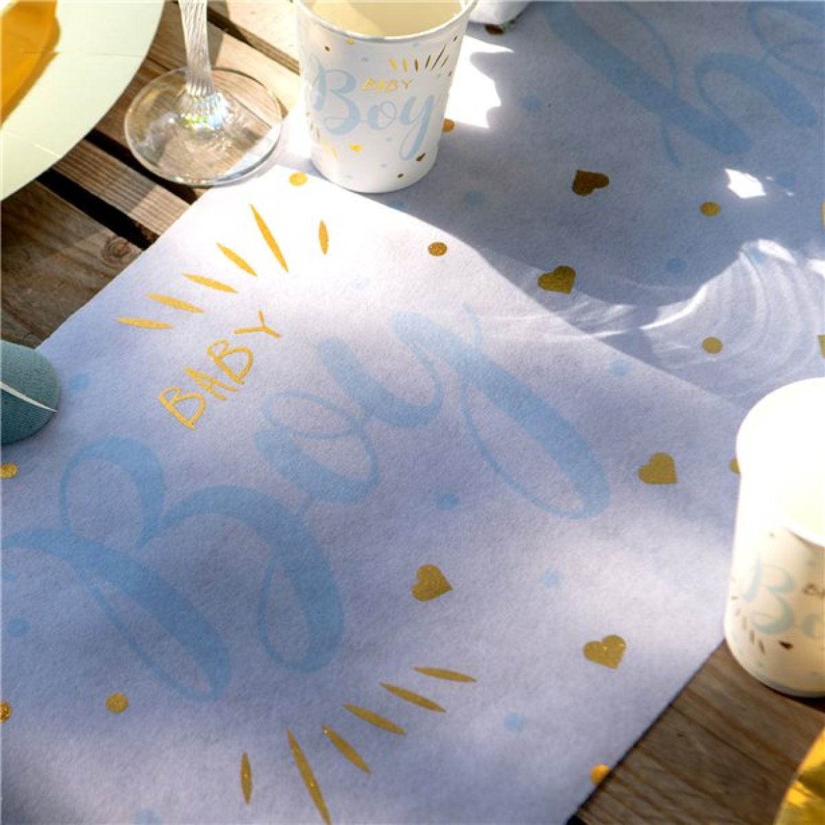 Baby Boy Fabric Table Runner - 3m