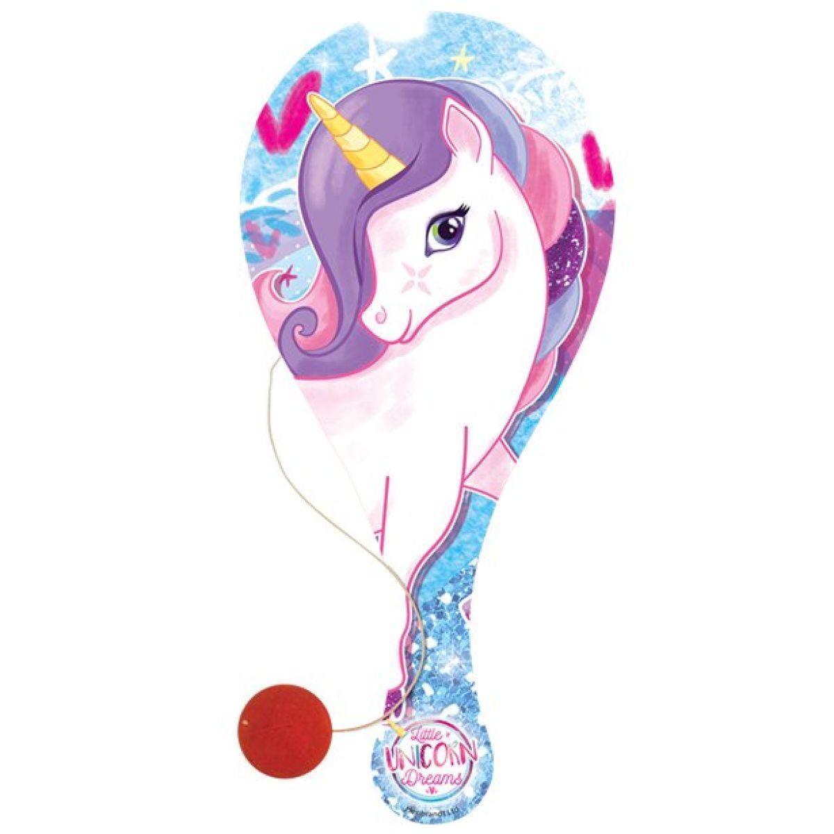 Unicorn Paddle Bat & Ball