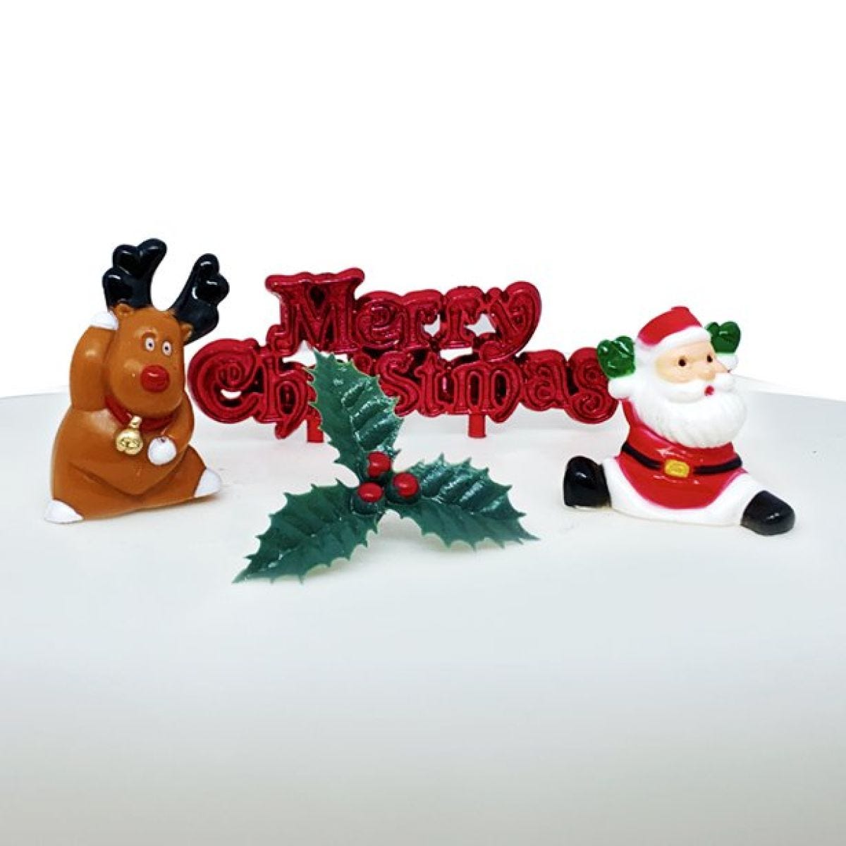 Cheerful Christmas Scene Decorating Kit