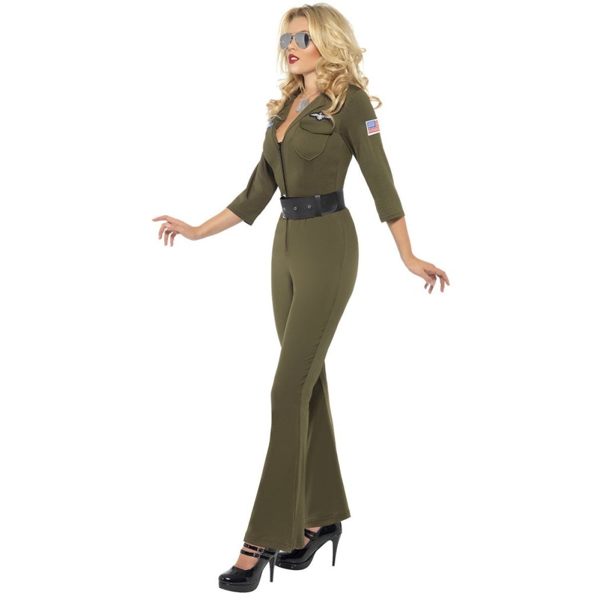 Top Gun Aviator Girl - Adult Costume