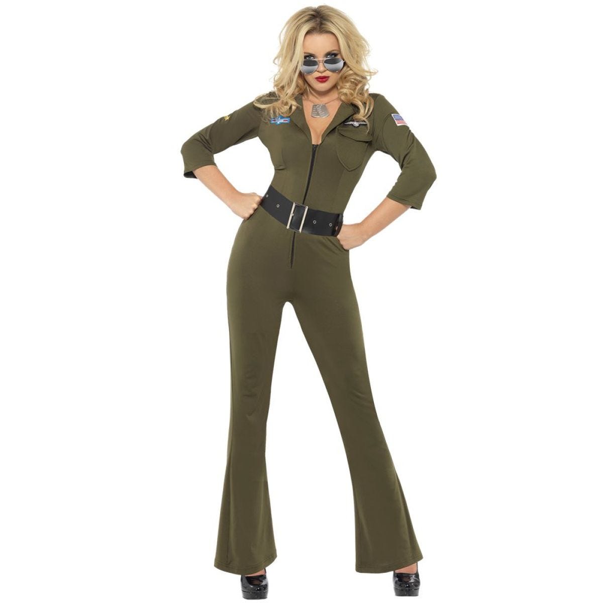 Top Gun Aviator Girl - Adult Costume