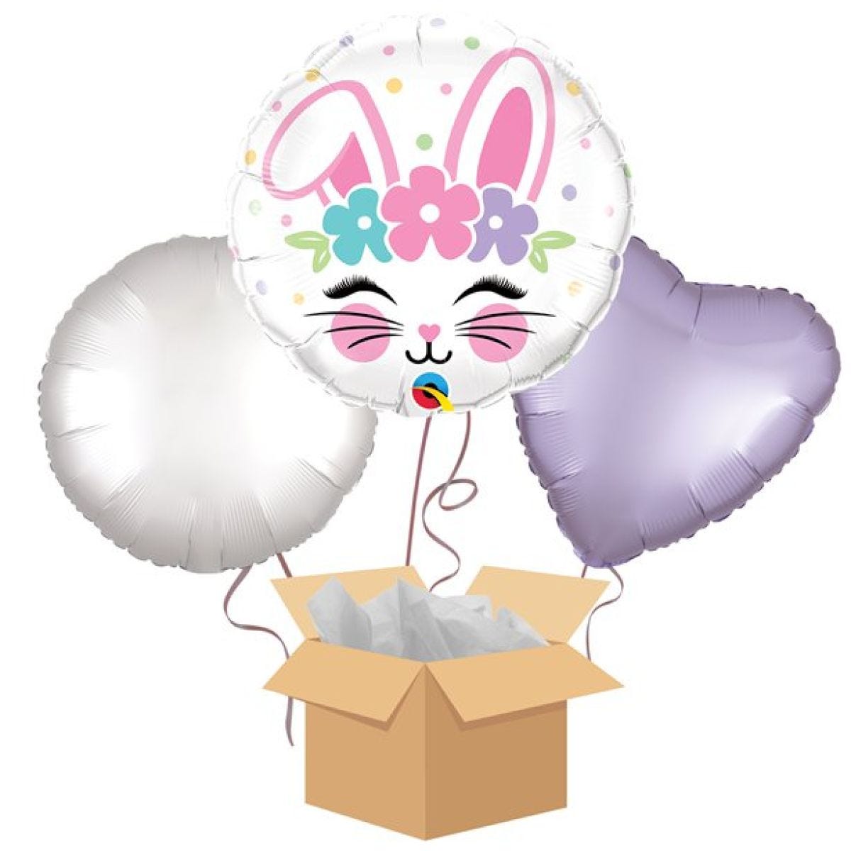 Easter Balloon Bouquet  - Delivered Inflated