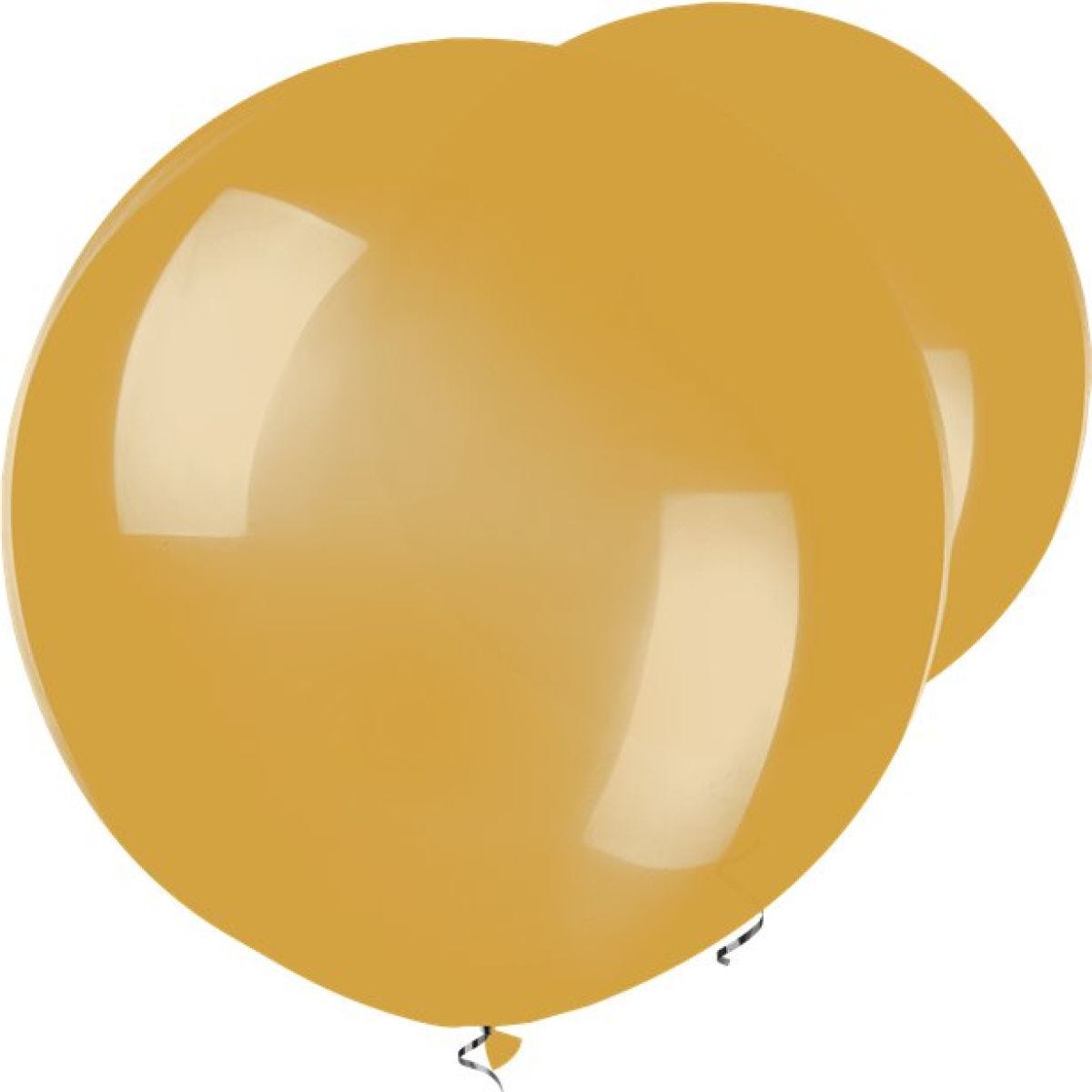 Gold Large Balloons - 36" Latex