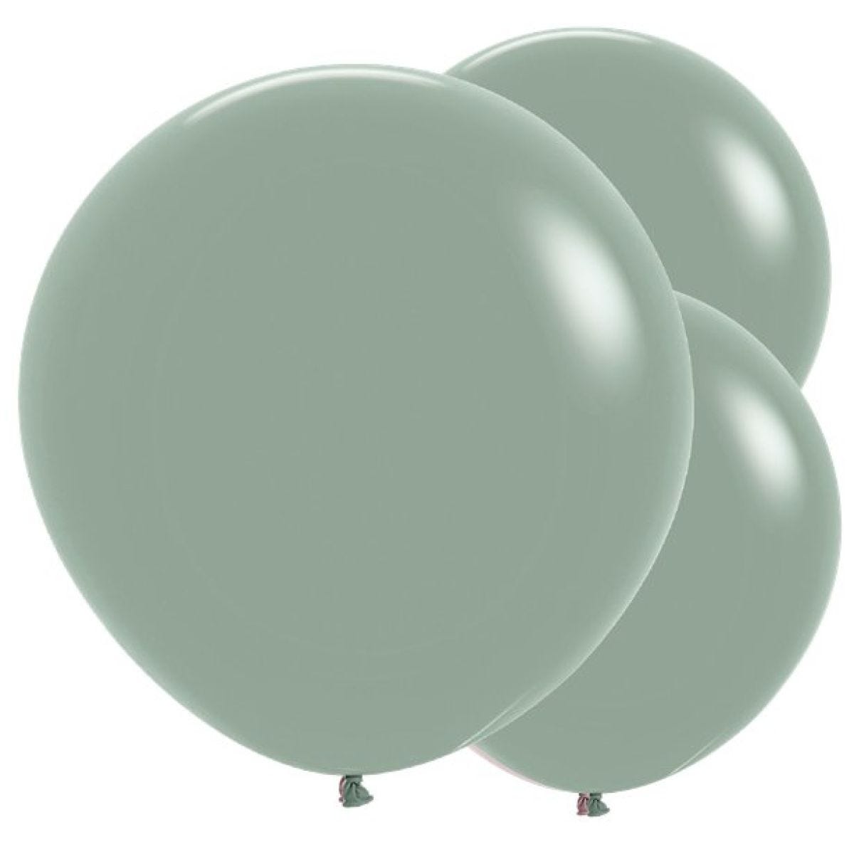 Pastel Dusk Laurel Green Balloons - 24" Latex
