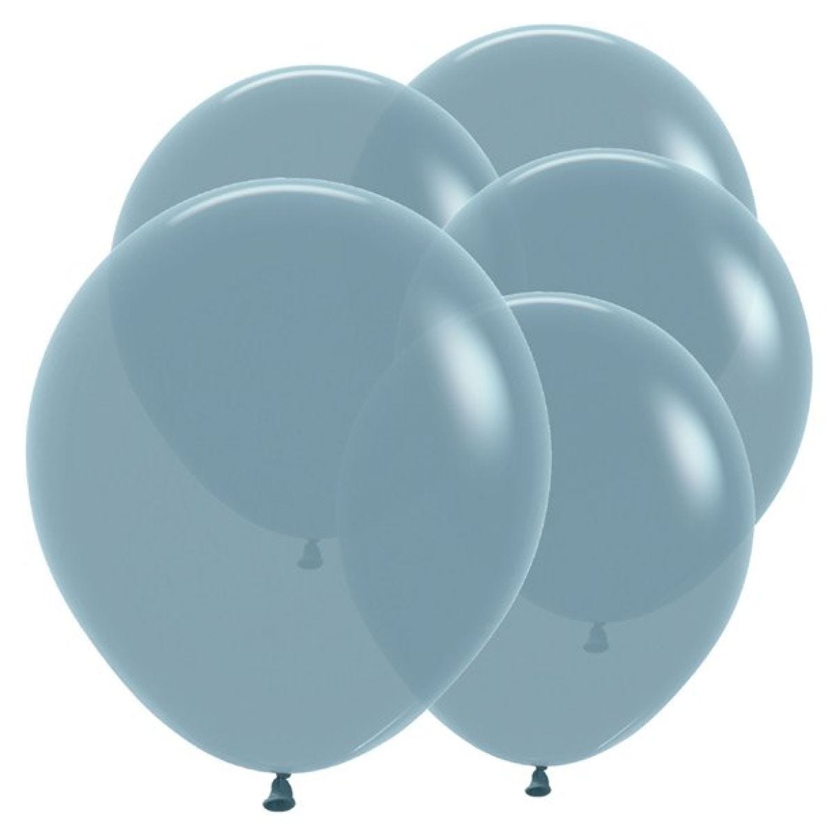 Pastel Dusk Blue Balloons - 18" Latex