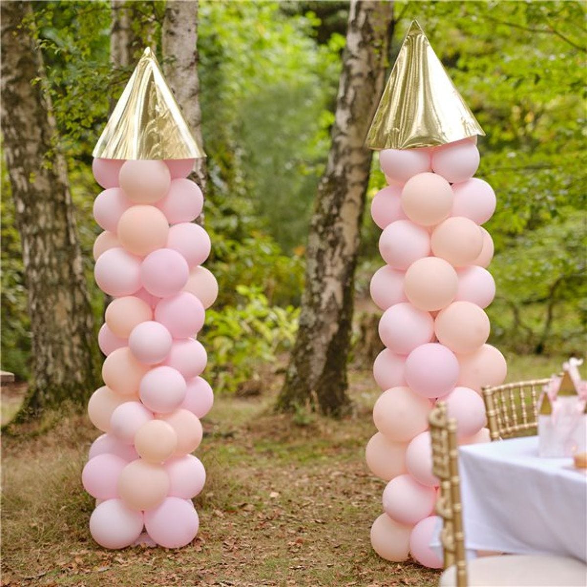 Princess Balloon Turrets Arch
