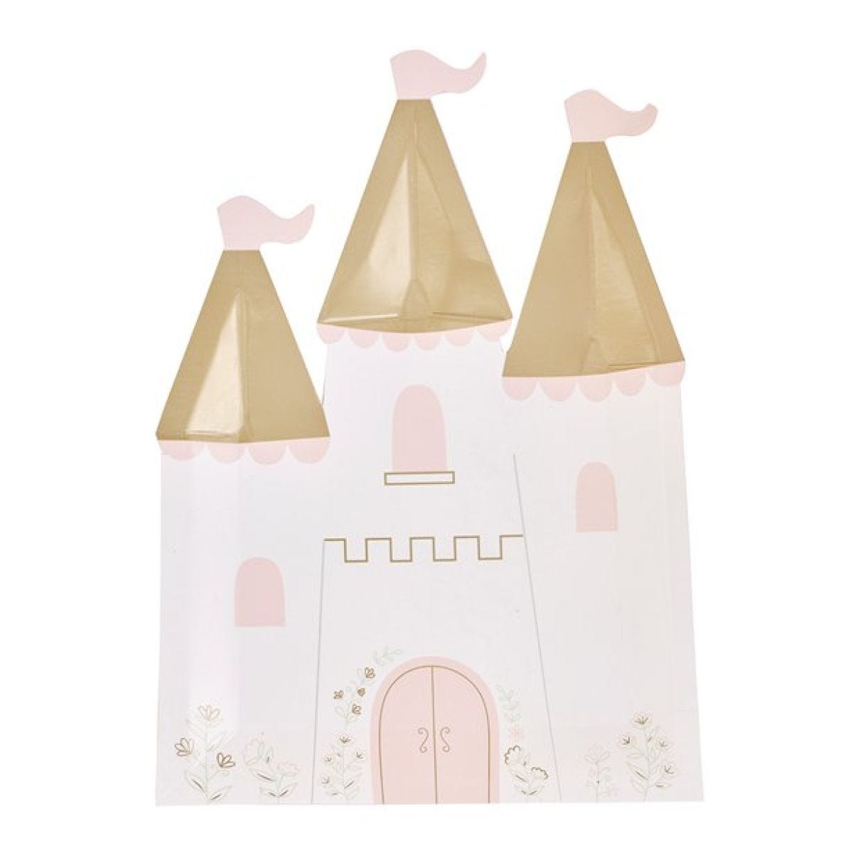 Princess Castle Paper Plates - 21cm