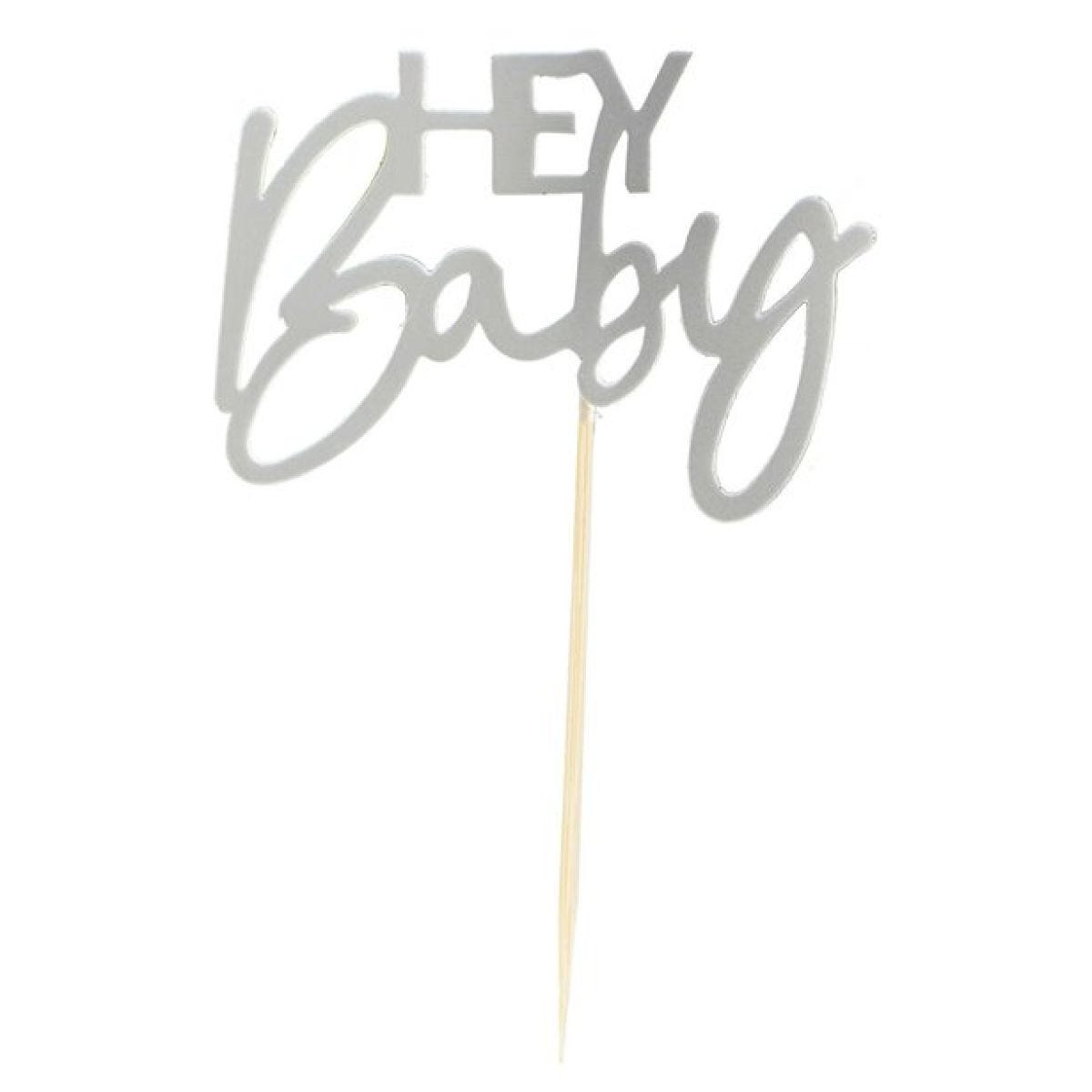 Hey Baby Cupcake Toppers
