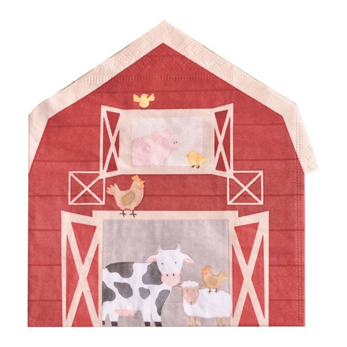 Farm Friends Paper Napkins - 33cm