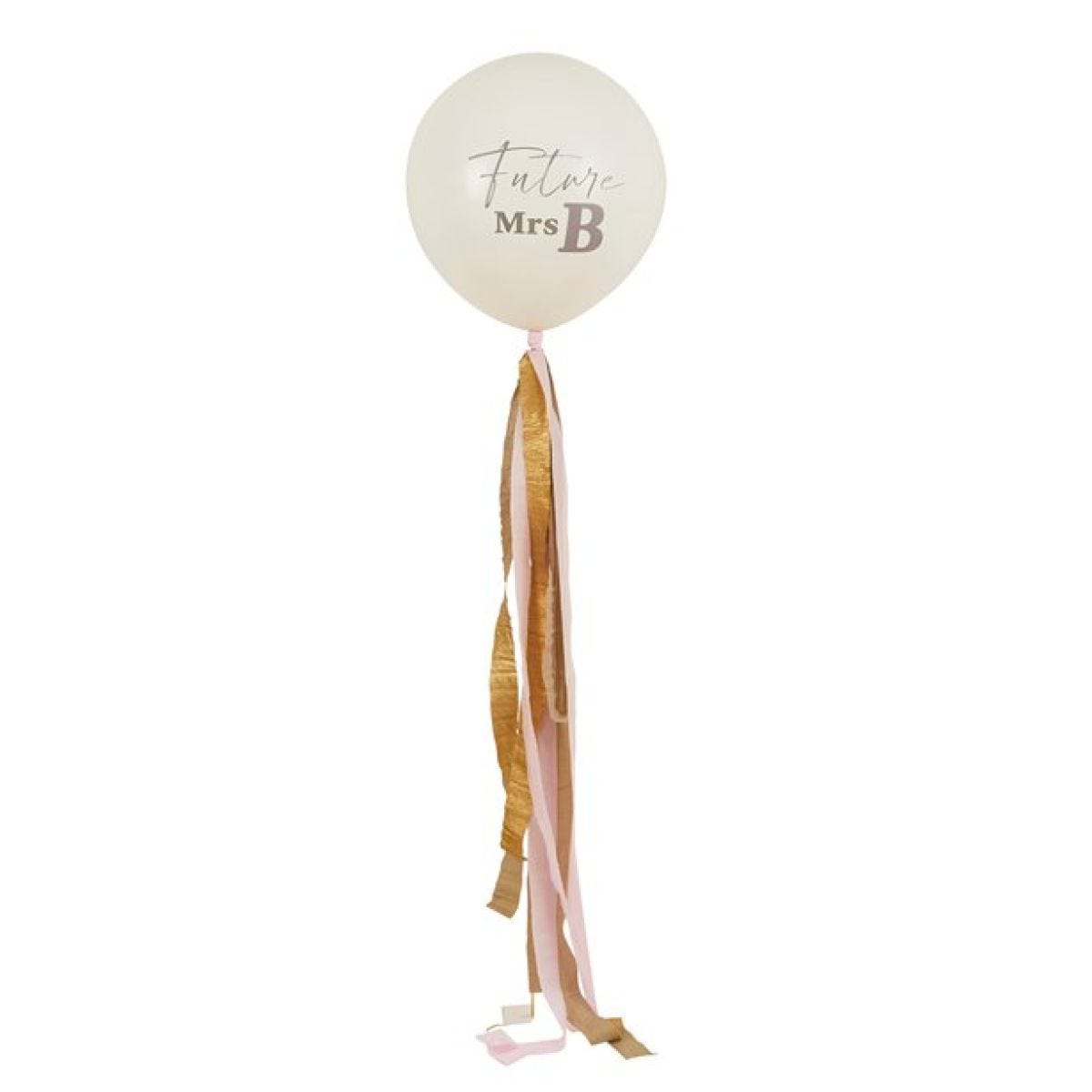 Future Mrs Customisable Balloon with Tassels - 18" Latex