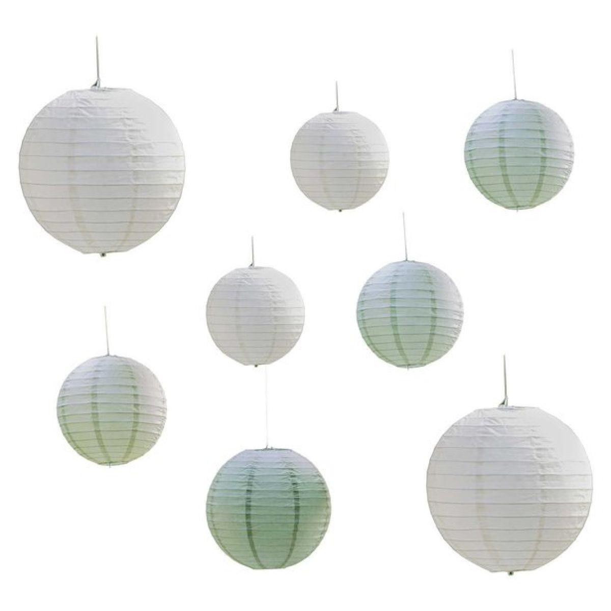 Secret Garden White Paper Hanging Decoration