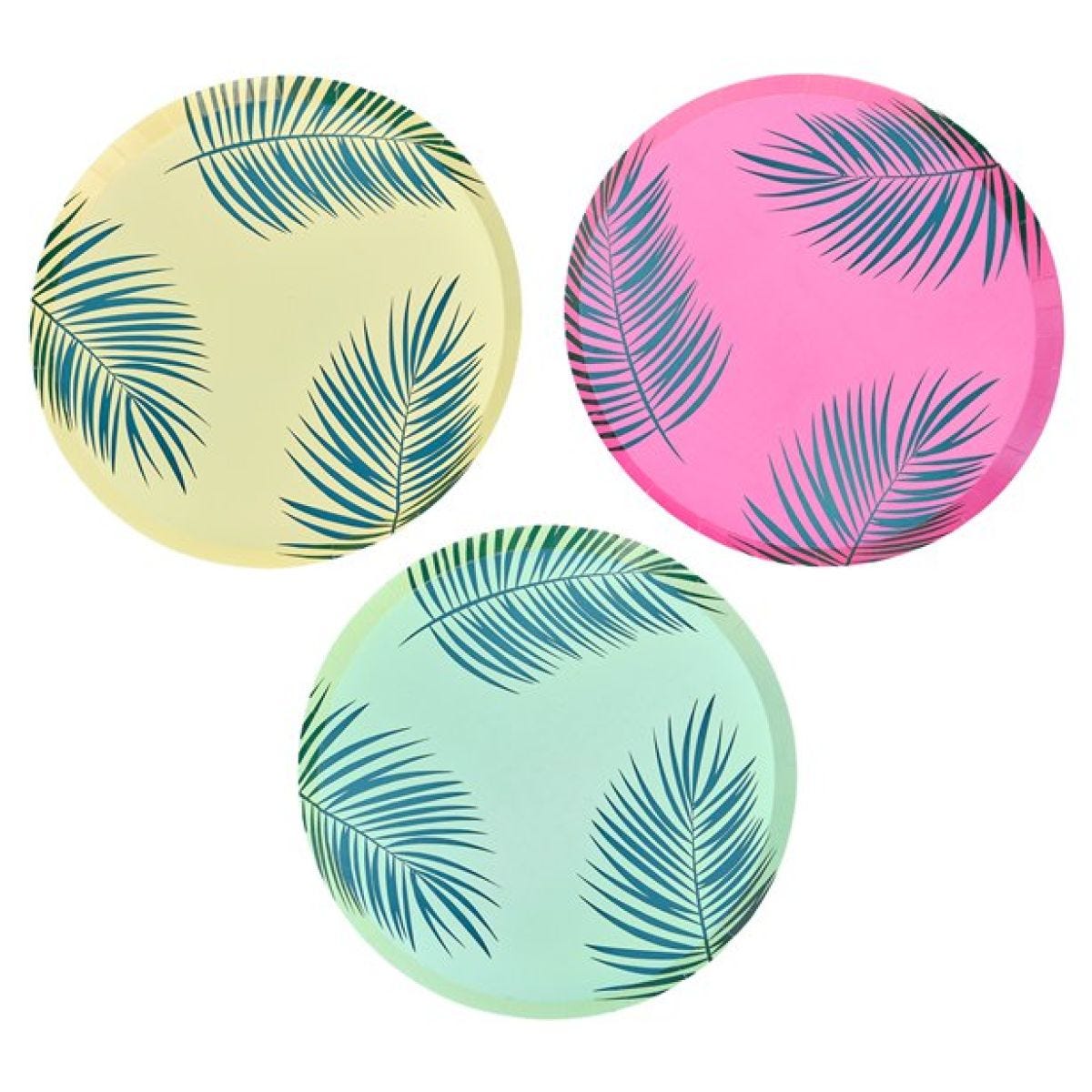 Tiki Tropics Assorted Paper Plates