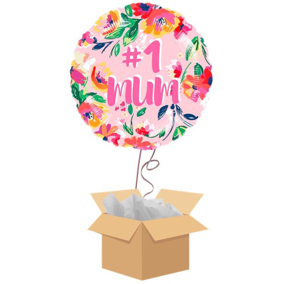 #1 Mum Balloon - Delivered Inflated