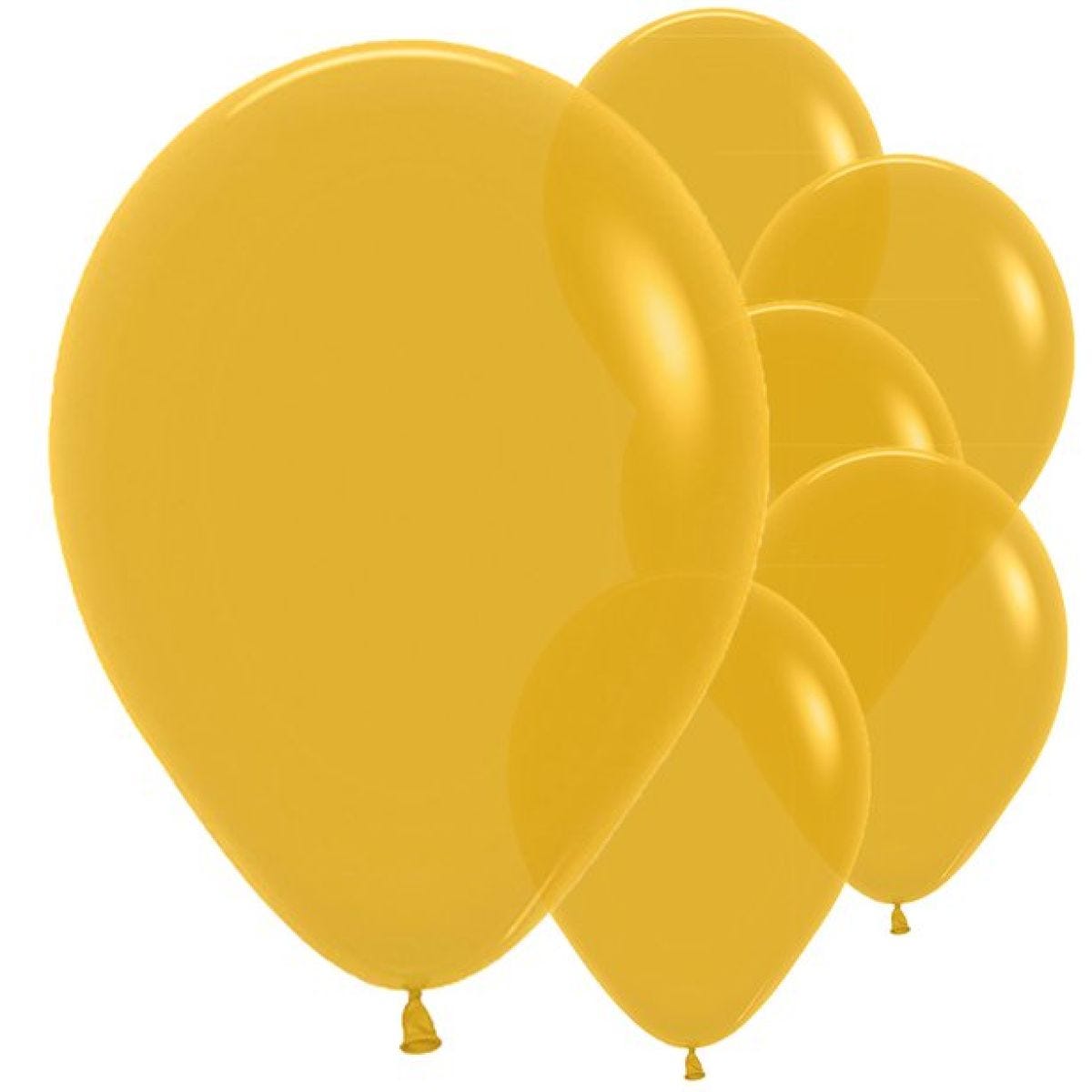 Mustard Balloons - 12" Latex (50pk)