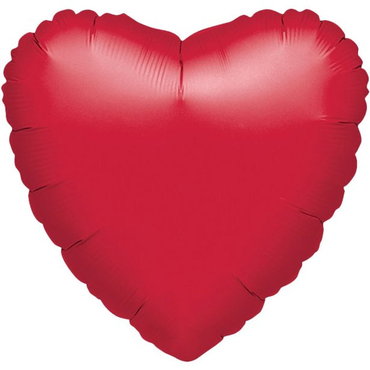 18&apos;&apos; Red Heart Foil Balloon - Packaged