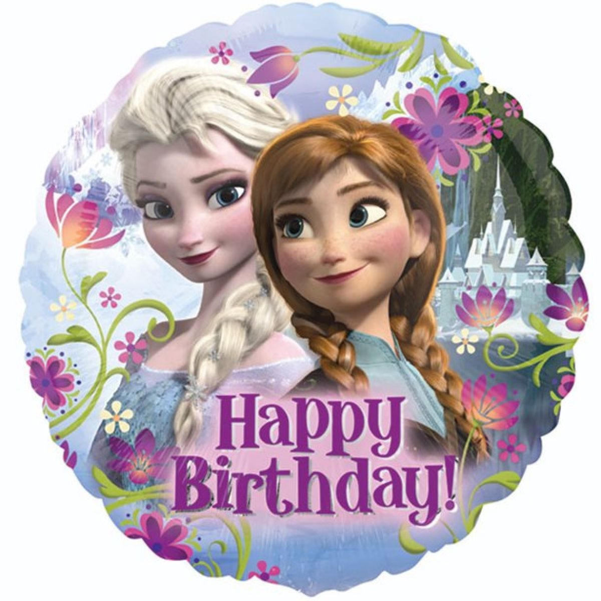 Frozen Happy Birthday Foil Balloon - 18&apos;&apos;