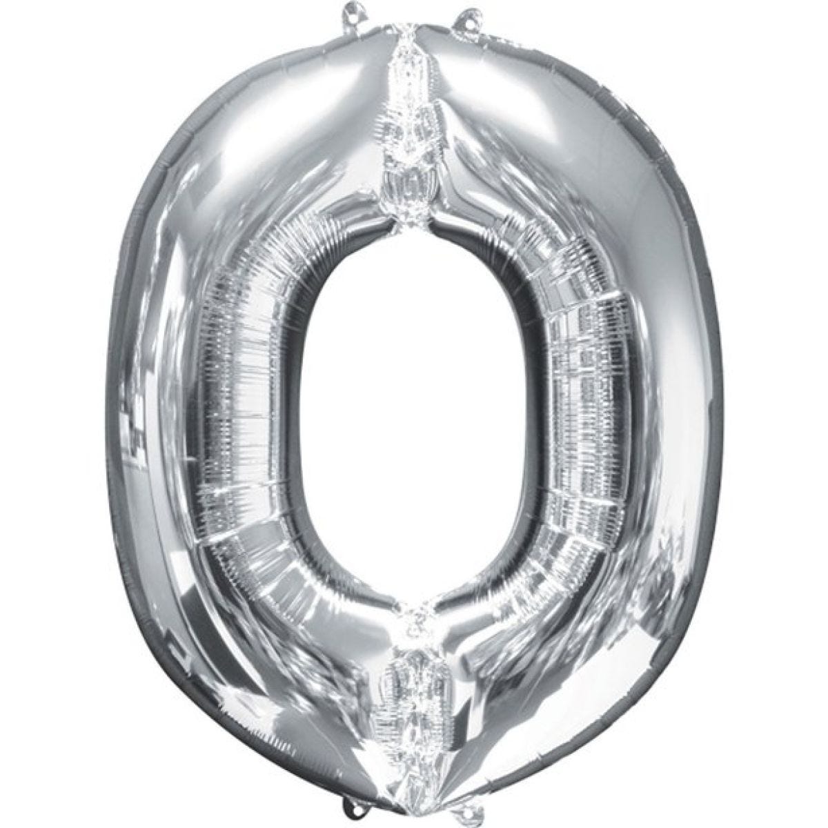 Silver Letter O Balloon - 16" Foil