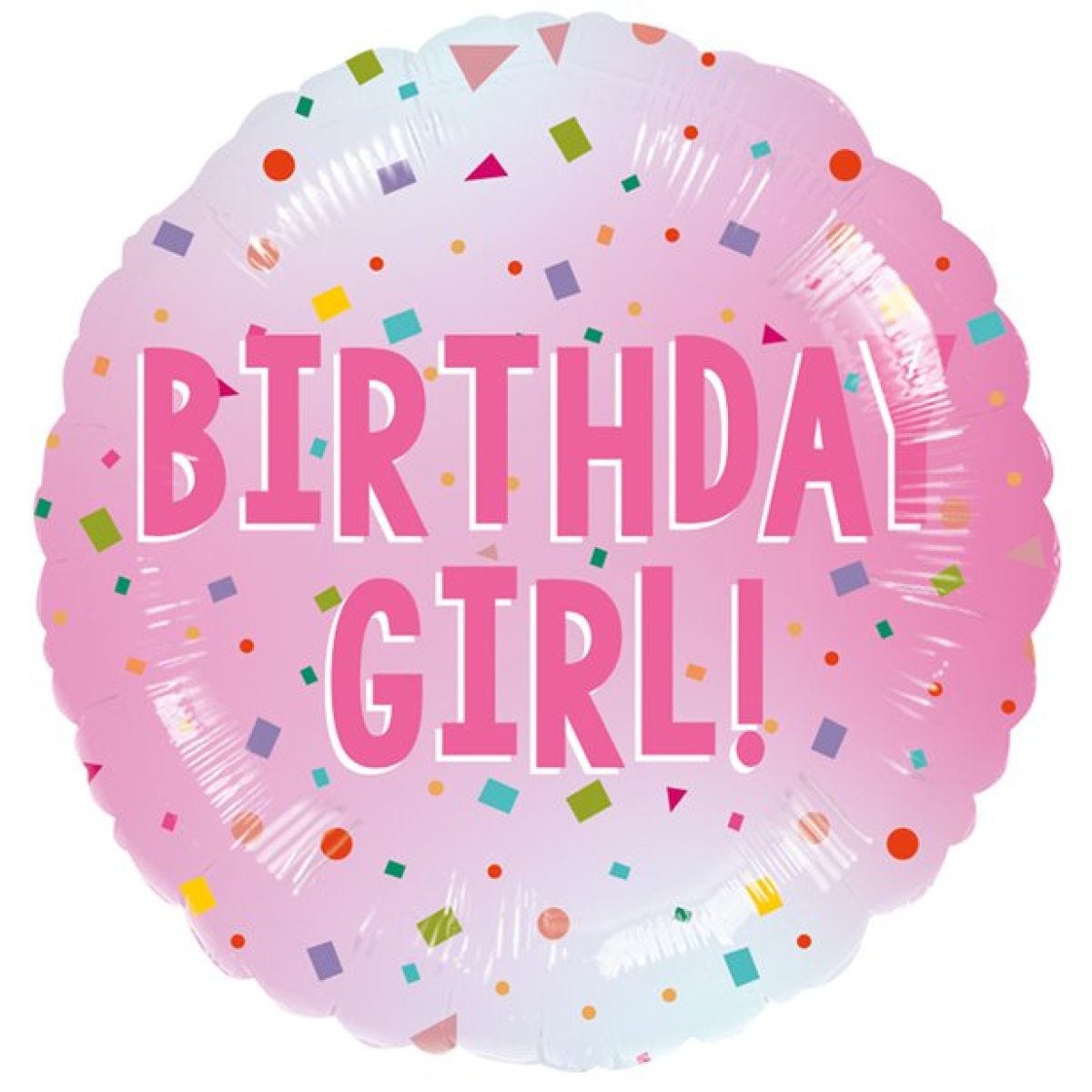 Birthday Girl Foil Balloon - 18"