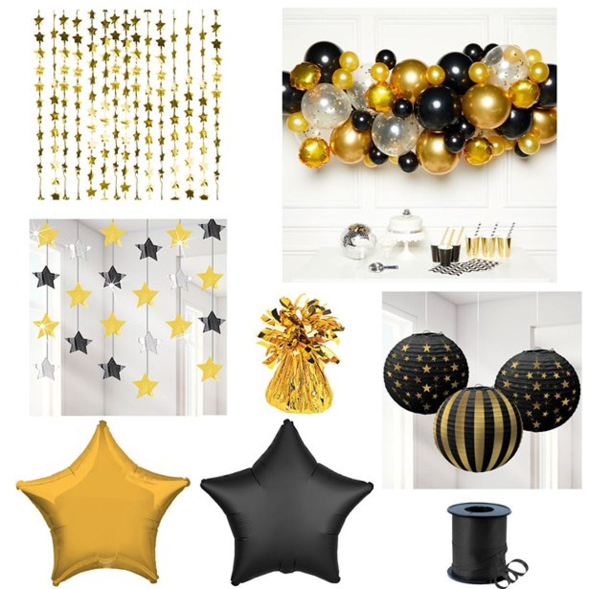 Black & Gold Decorating Kit