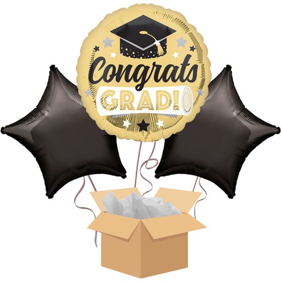 Congrats Grad Balloon - Delivered Inflated