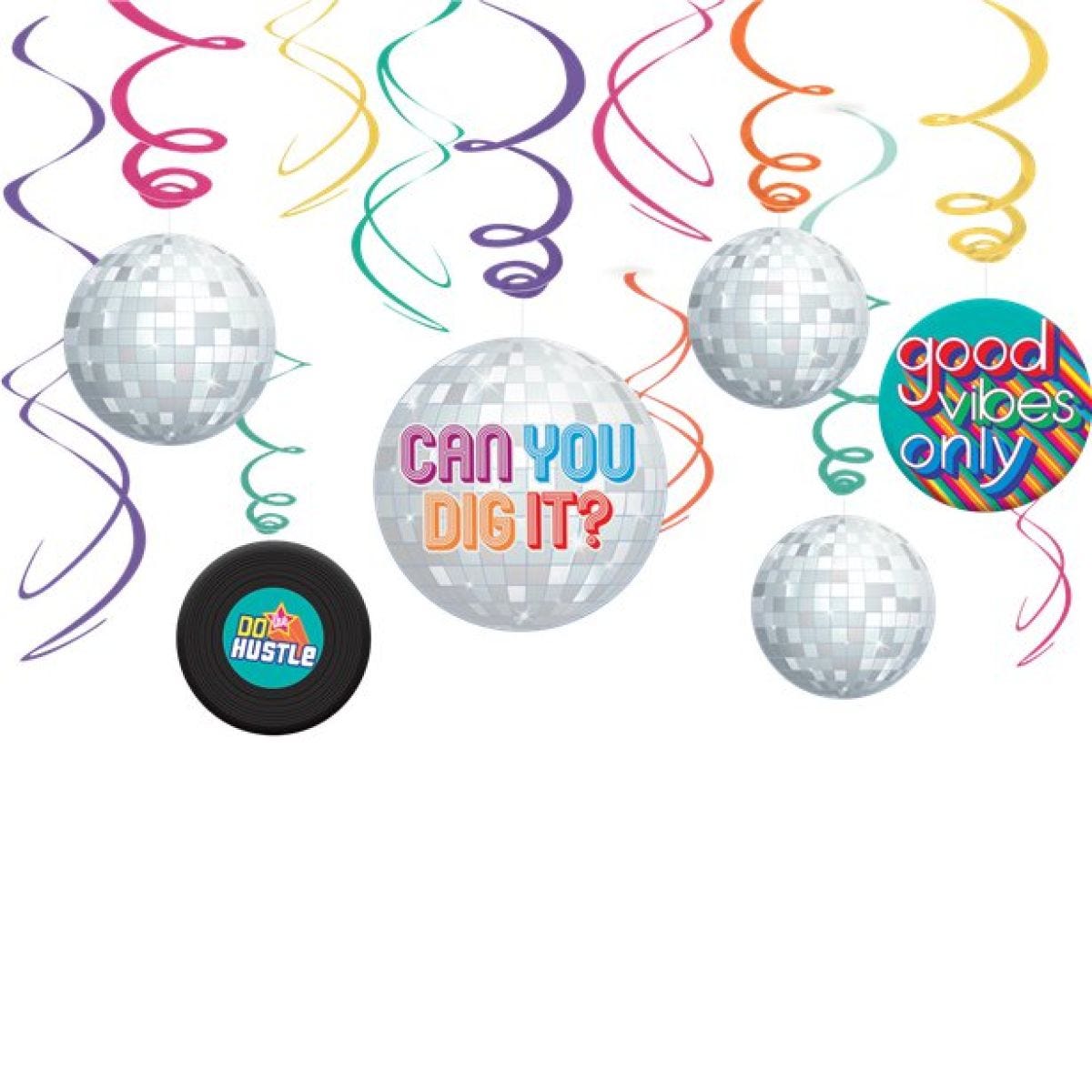 Good Vibes Swirl Decorations