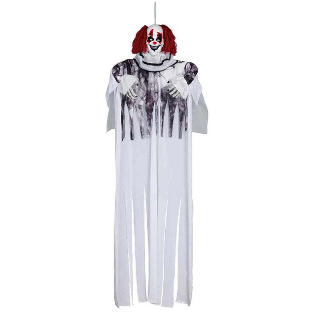 White Hanging Clown - 1.6m