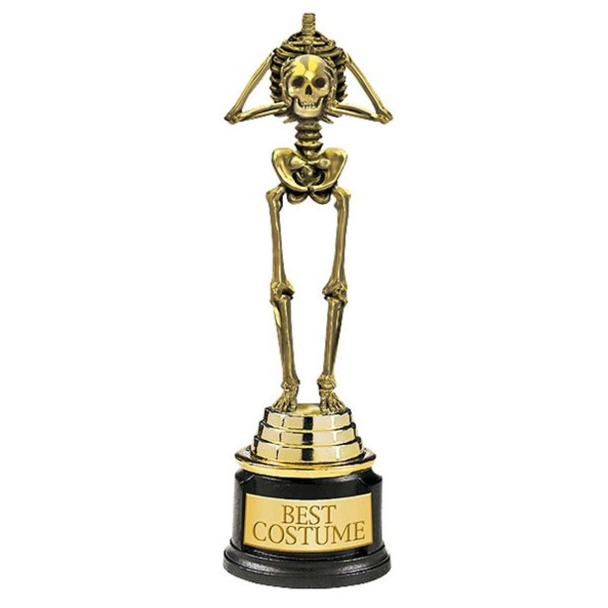 Halloween Best Costume Plastic Trophy - 24cm