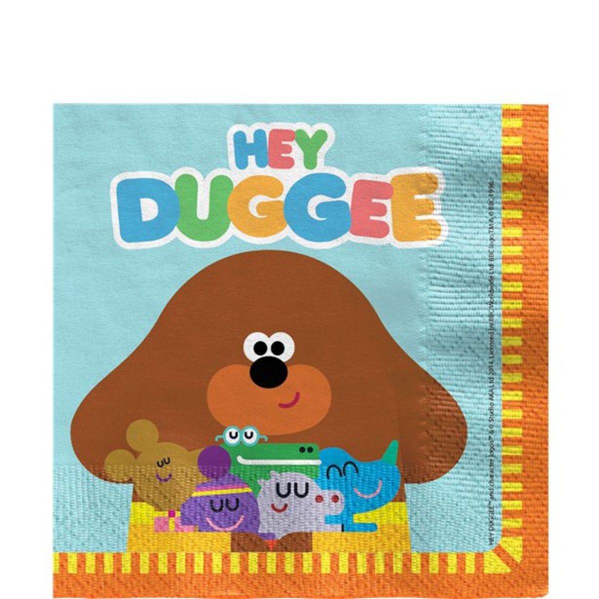 Hey Duggee Paper Napkins - 33cm (16pk)