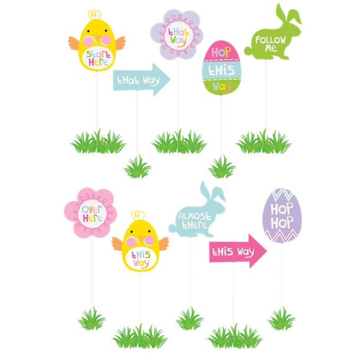 Easter Egg Hunt Clue Signs - 40cm