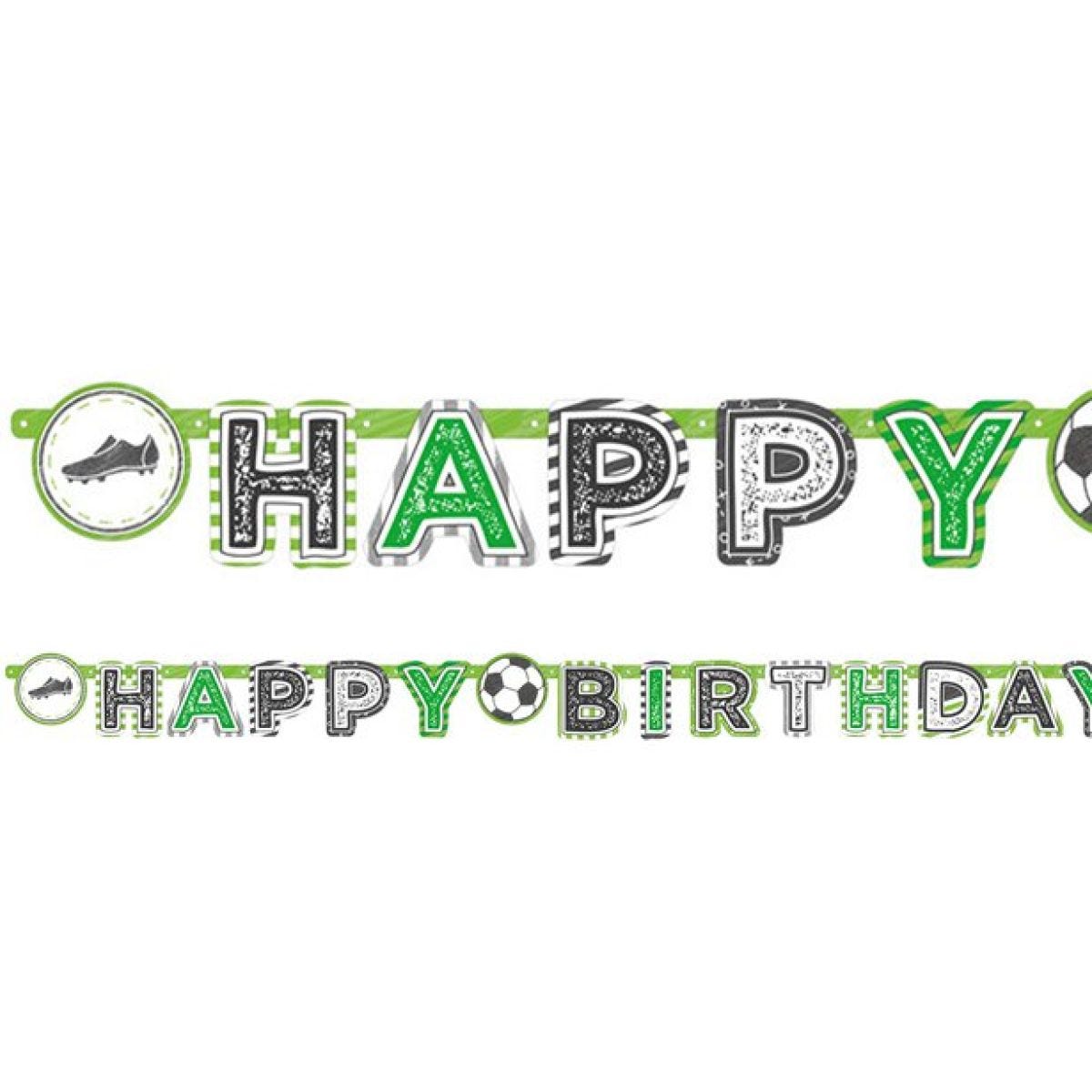 Kicker Party &apos;Happy Birthday&apos; Paper Banner - 2m