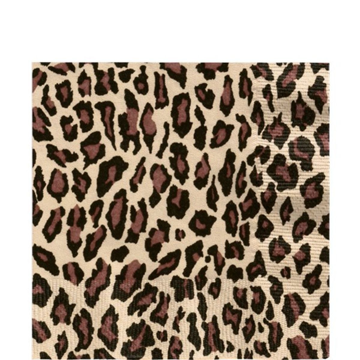 Leopard Print Luncheon Napkins - 33cm (20pk)