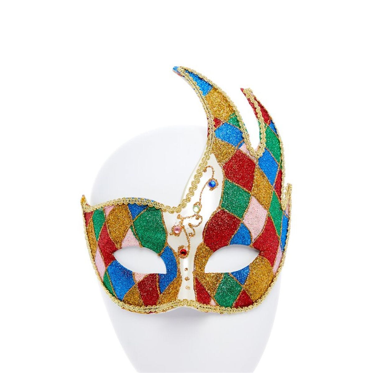 Carnival Jester Masquerade Mask