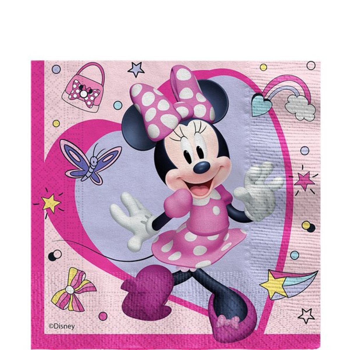 Minnie Mouse Junior Paper Napkins - 33cm (20pk)