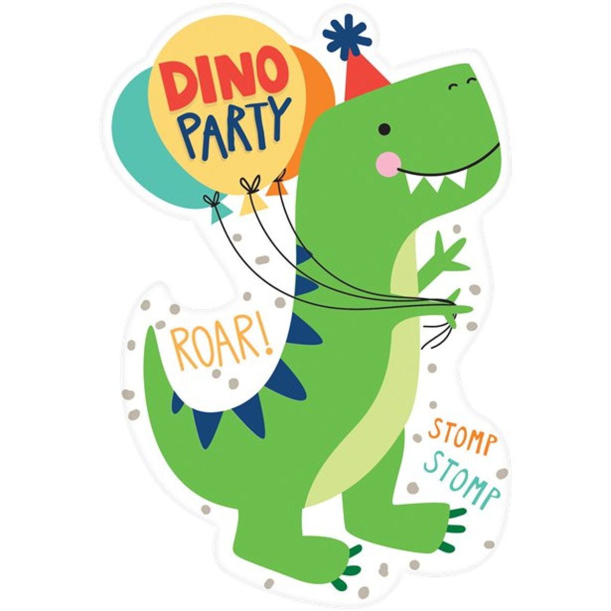 Dino-Mite Invitations (8pk)