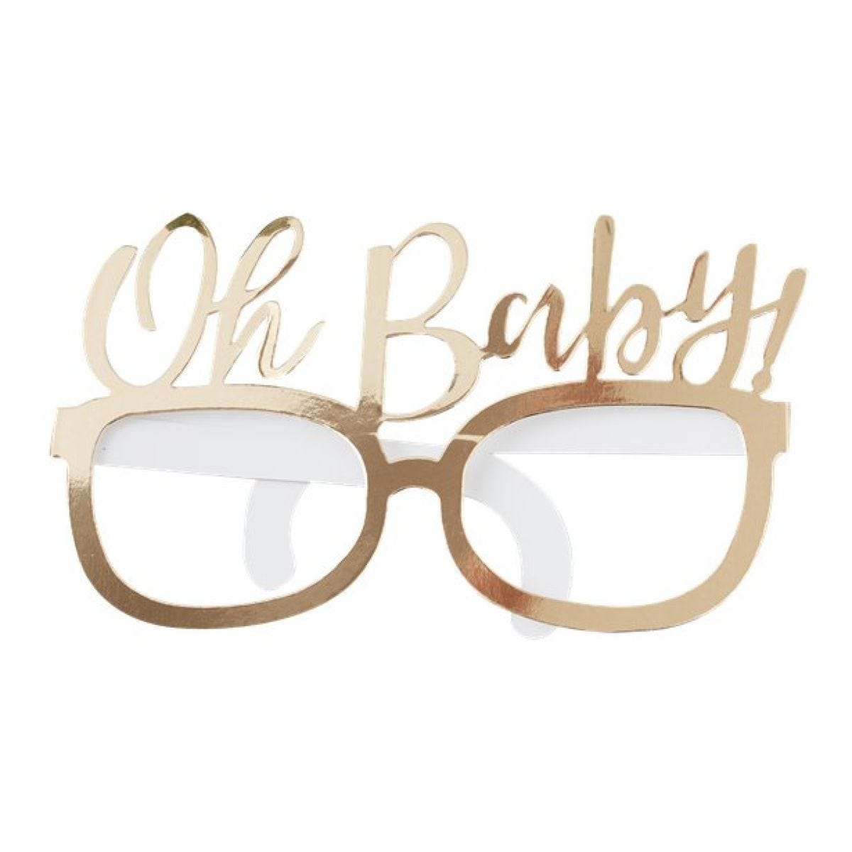 Oh Baby!&apos; Fun Paper Glasses (8pk)