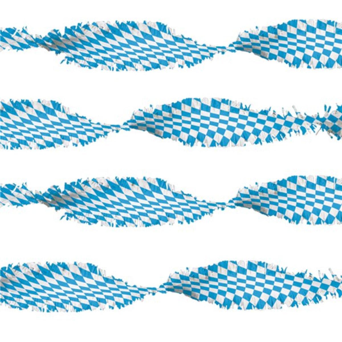 Oktoberfest Bavarian Crepe Streamer - 6m