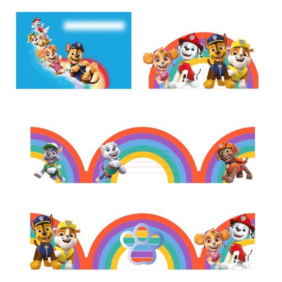 Paw Patrol Invitations with Envelopes (pk)