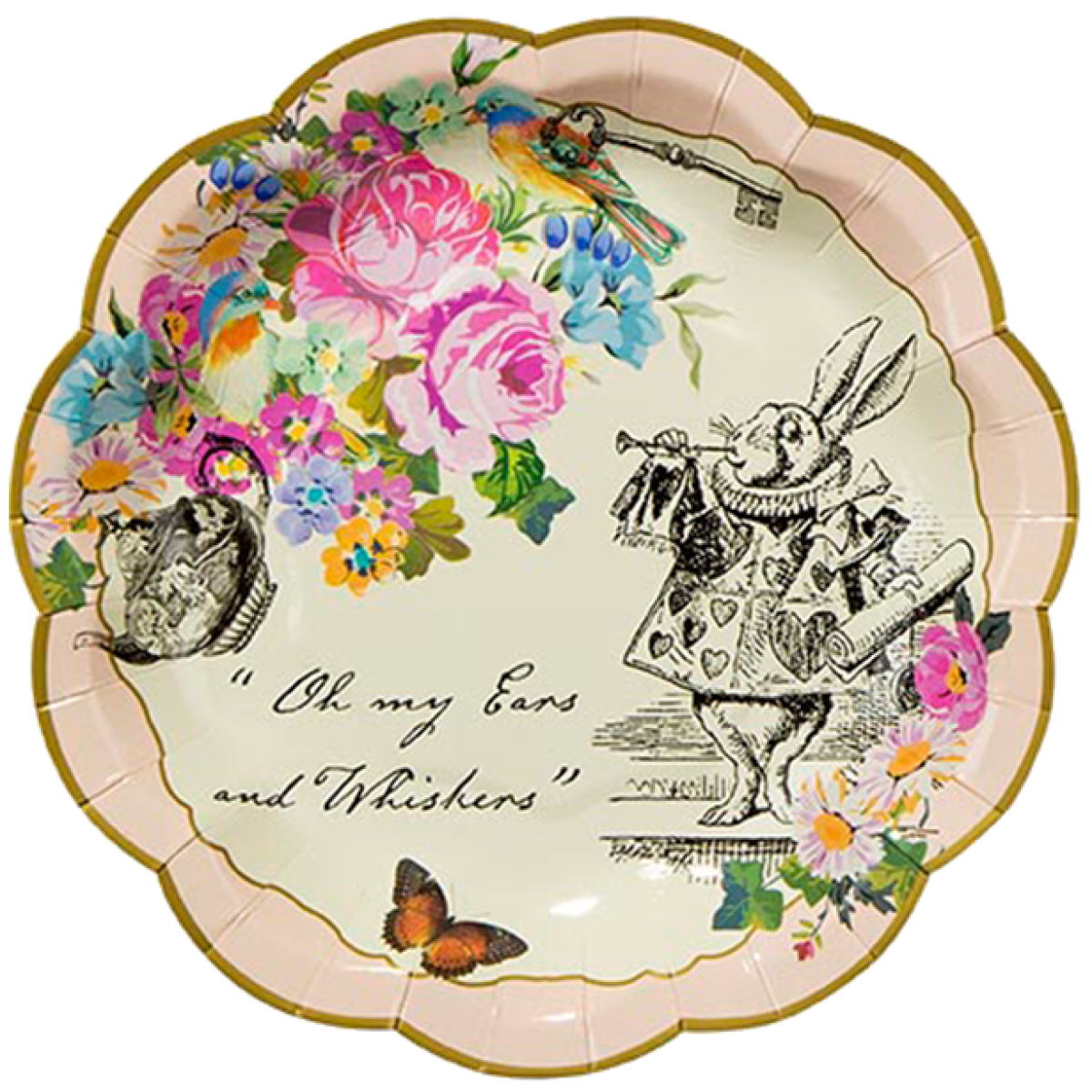 Alice in Wonderland Plates - 17cm