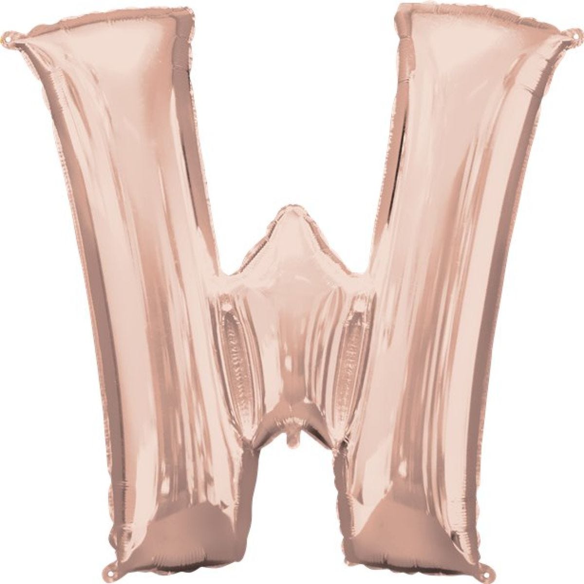 Rose Gold Letter W Balloon - 34 Foil