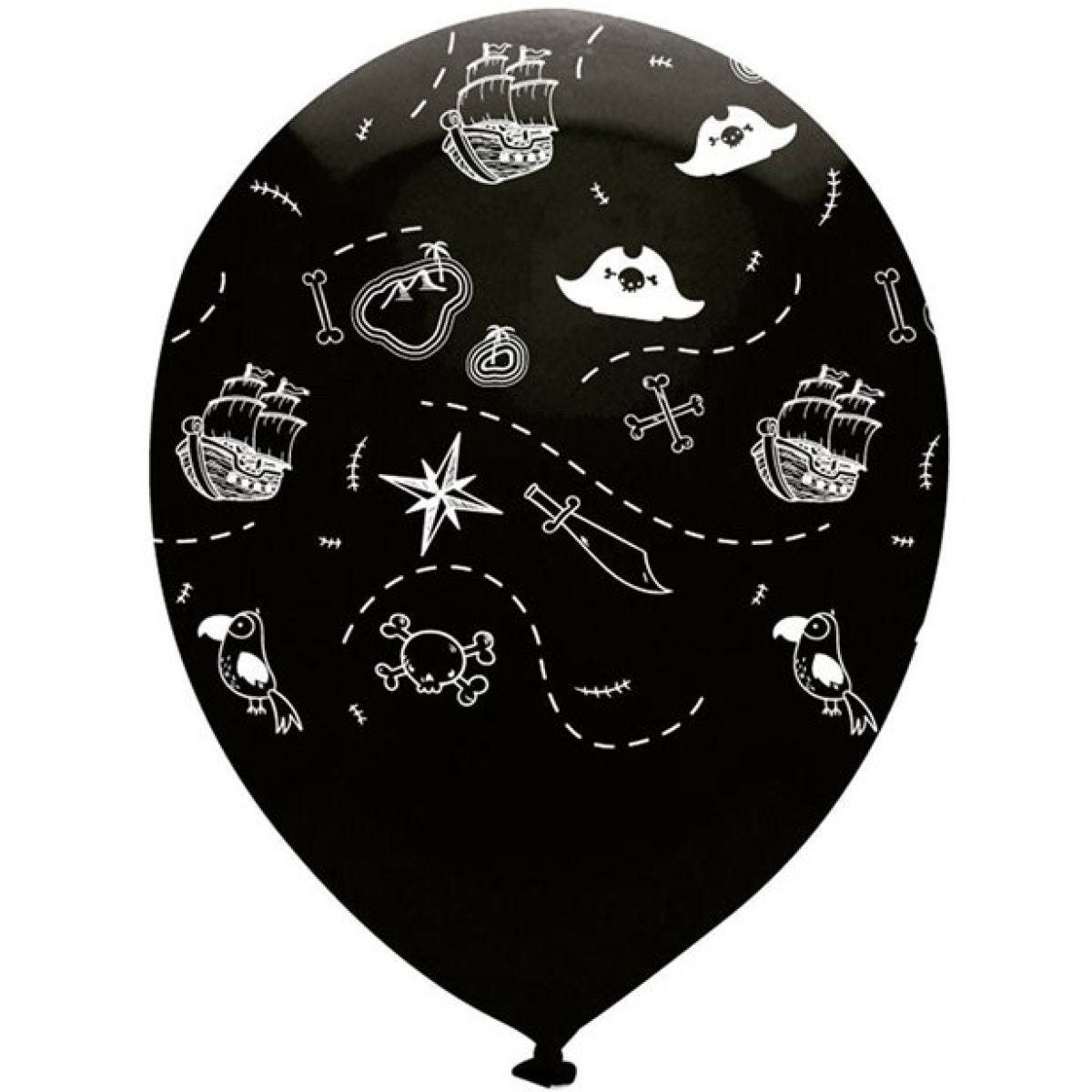 Pirate&apos;s Map Balloons - 12" Latex