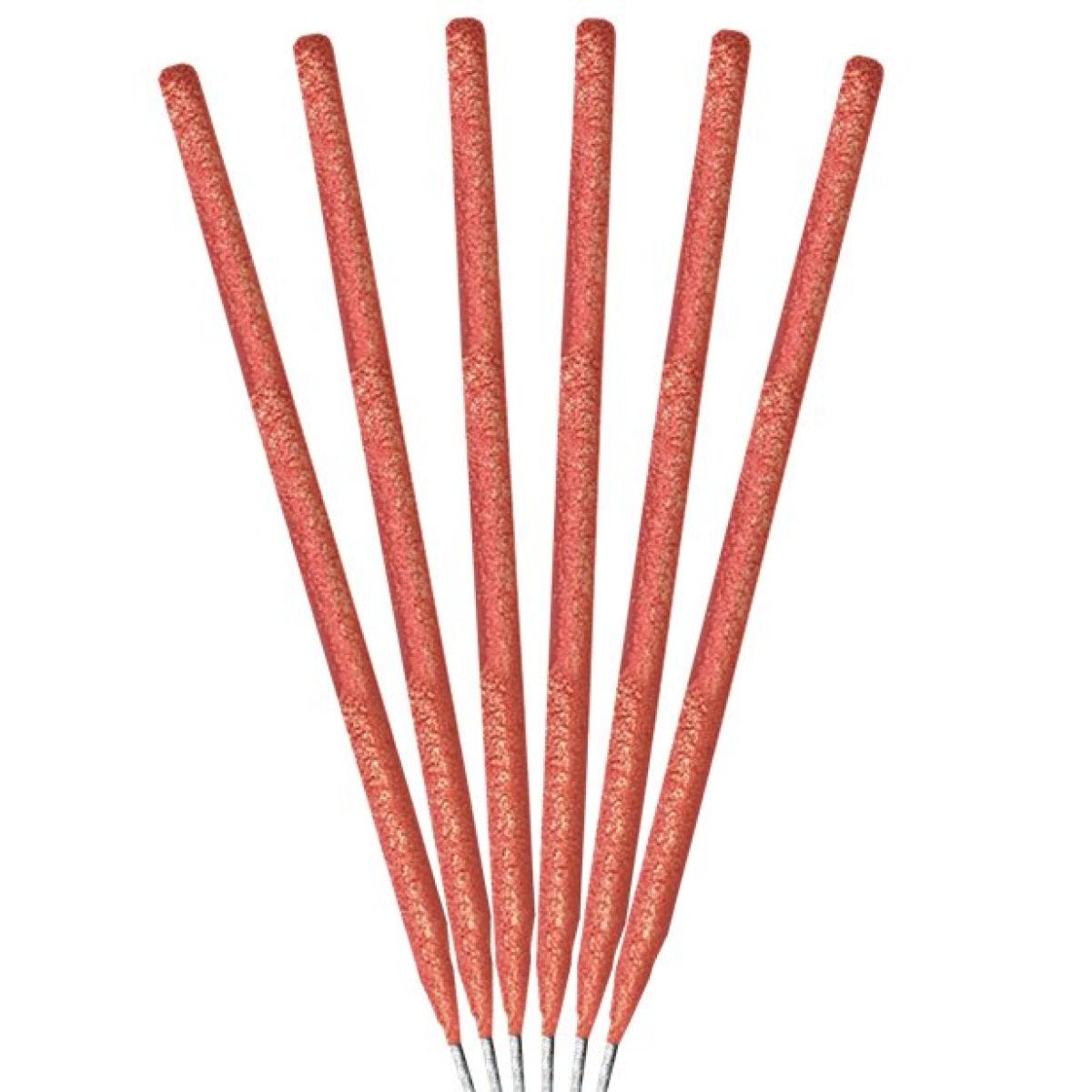 Rose Gold Sparkler Candles - 17.8cm (8pk)