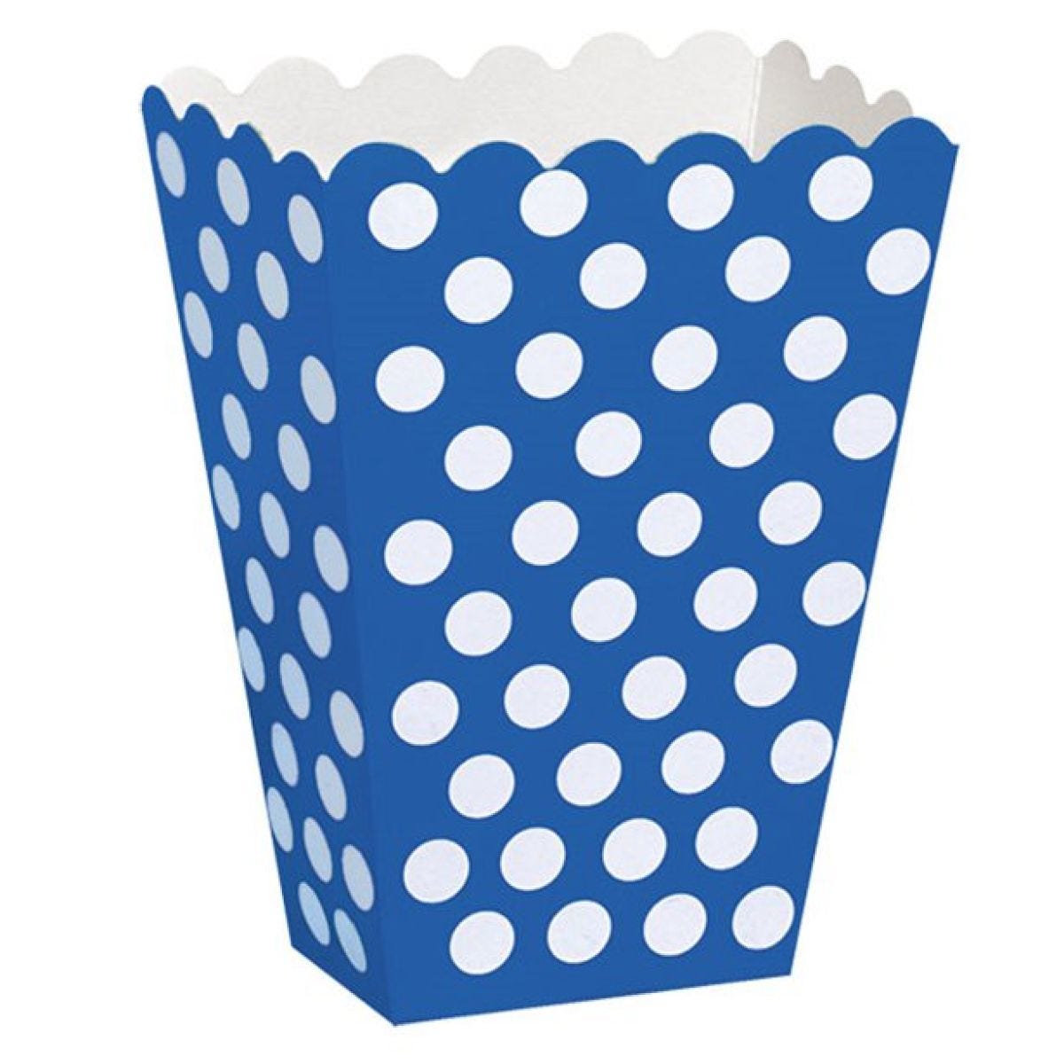 Blue Polka Dot Treat Boxes